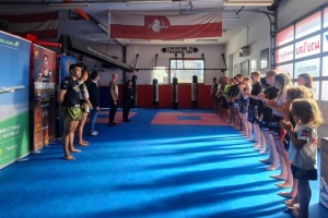 <strong>Read more about</strong><br />LEOBEN - DAY 2 of the Royal Thai Embaasy Muaythai Seminar Series in five cities across Austria and Slovakia with Rajadamnern World Series (RWS) Champion Somratsamee. LEOBEN - DAY 2 of the Royal Thai Embaasy Muaythai Seminar Series in five cities across Austria and Slovakia with Rajadamnern World Series (RWS) Champion Somratsamee.